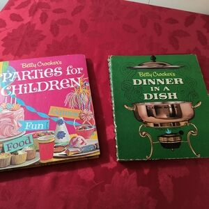 Betty Crocker Parties for Children Cookbook - Pink Cover